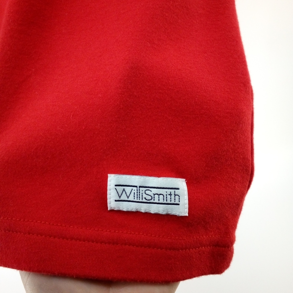 ⭐3/$30 Willi Smith Red Turtleneck 100% Cotton XXL - Picture 3 of 7
